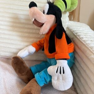 Disney Goofy Plush - Orange, Blue, and BrownSIZE 19INCHES.